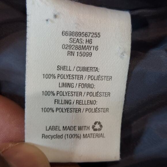 Simply Styled Puffer Coat Girls Large Pink Full Zipper Long Sleeve Hood - Picture 5 of 8